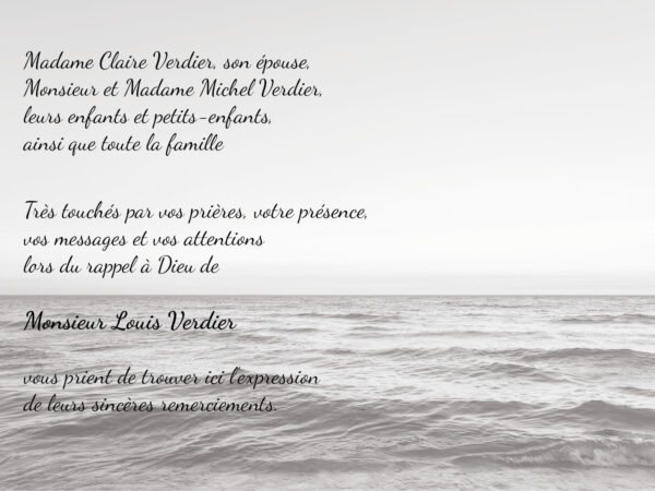 Mer noir et blanc