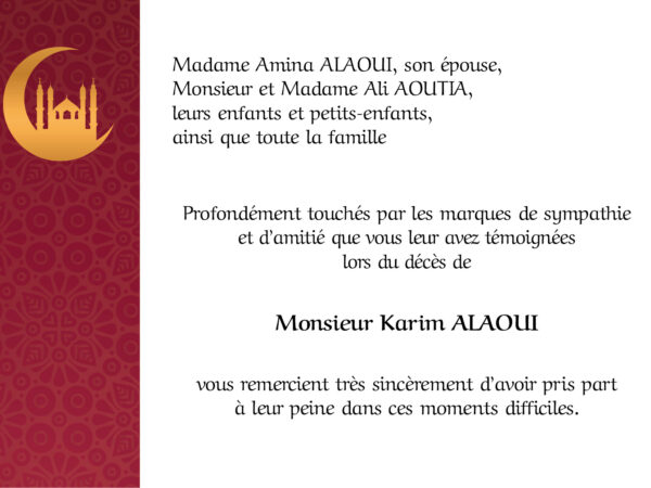 Mosquée sur fond rouge