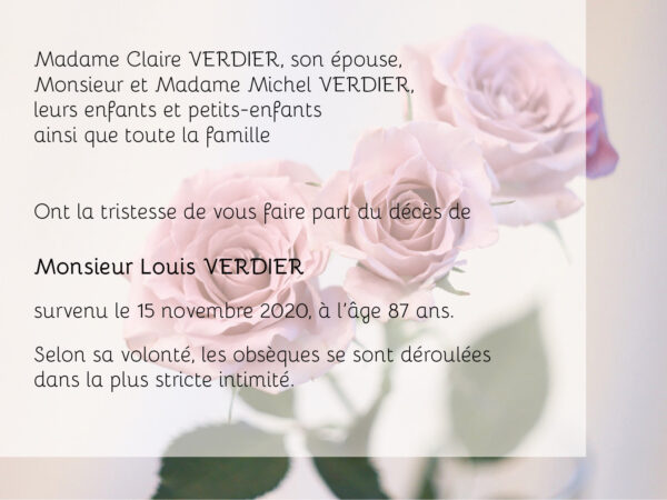 Trois roses